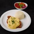 Frango à Milanesa Com Creme de Milho